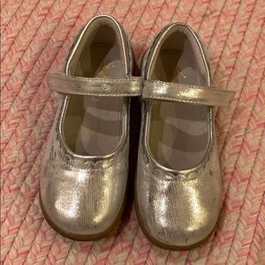 See Kai Run silver Mary Janes